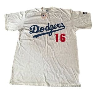 Vintage Dodgers Nomo #16 Starter Tee 1995 MLB Baseball Shirt XL